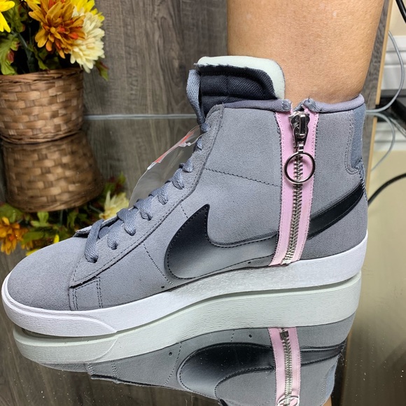 ❤️NWT NIKE W BLAZER MID REBEL shoes cool grey/whit - Picture 8 of 8